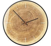 WBDWWTD Horloges murales Rondes Horloges Vintage Horloge Murale à Batterie silencieuse Saloute Silent Second Movement Corloges, 31,5 cm / 12 Pouces