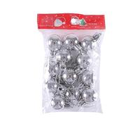 WBDWWTD Ornements de Noël, Boules de Noël de 3 cm, pendentifs d'arbre à Suspendre, décoration de fête à la Maison, Cadeau de Nouvel an, Ornements d'arbre de Noël, décoration de Vacances