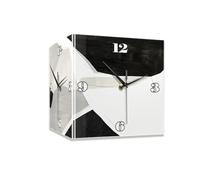 WBDWWTD Salon Coin Coin d'angle Horloge Horloge d'angle d'horloge Applique Murale sans Punch Horloge Peinture décorative (40 * 40 * 40cm)