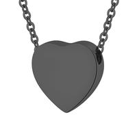 WBDWWTD TQHGHX Collier Urne de crémation en Forme de Coeur pour Cendres pour Femmes Hommes médaillon de crémation Bijoux avec Urne Souvenir Bijoux de Cendres commémoratives