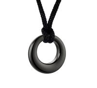 WBDWWTD TQHGHX Colliers d'urne pour Cendres Urnes commémoratives en Acier Inoxydable Colliers Pendentif Cercle de Vie éternité Bijoux de Cendres de crémation avec Urne Souvenir Bijoux de Cendres
