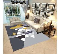 WBDYMX Balcon en Tapis Decoration Interieur Maison 120x160CM Bebe XXL Jaune résistant aux Taches Gris Bleu Sol Exterieur terrasse Rug