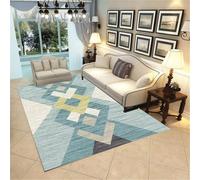 WBDYMX Tapis Absorbant Chambre Adolescent 50x80CM pour Cuisine Bleu rectangulaire de Salon paillasson Entree Gaming Sol