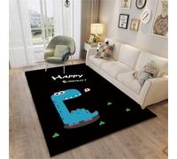 WBDYMX Tapis Chien Grande Taille evier Cuisine egouttoir 100x200CM déco Chambre Adolescent Fille Noir Bleu résistant aux Taches et Facile d'entretien de ado Decoration interi