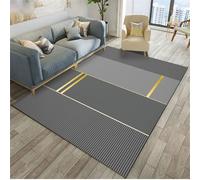WBDYMX Tapis Kilim Baignoire 80x150CM Moquette Couloir Gris Moderne Minimaliste résistant aux Taches Chambre bébé ado