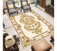 WBDYMX Tapis Litiere antidérapant Cuisine 170x230CM Moquette Intérieure Salon Beige de décoration Multicolore pour la Maison moquettes Chaise Bureau