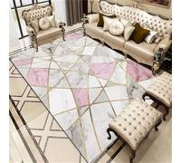 WBDYMX Tapis Picnic de Bain Enfant 50x80CM Restaurant Rose Gris Moderne en Maille décorez Le Salon XXL Bebe