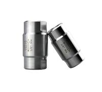 WBHFOIKNMS 1pc 1/8" 1/4" 3/8" 1/2" 3/4" 1" 1-1/2" Female 316 Stainless Steel Check Valve One Way Non-retrun Steam Water Oil(1") WBHFOIKNMS