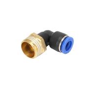 WBHFOIKNMS 1PCS Pneumatic Air Connector Fitting PL Blue M5 4mm 6mm 8mm Thread 1/8" 1/4 3/8 1/2 Straight Hose Fittings Pipe Quick Connectors(6-02 (6mm-1l4)) WBHFOIKNMS