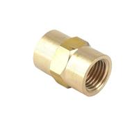 WBHFOIKNMS 2pcs 1/8" 1/4" 3/8" NPT BSPP Female Hex Nipple Equal Reducer Brass Pipe Fitting Connector Water Gas Oil Fuel(70R) WBHFOIKNMS