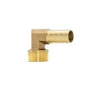 WBHFOIKNMS Brass Hose 12/14/16/19mm To 1/2 Male Female Thread Connector Elbow Copper Water Oil and Air Pipe Fitting Coupler(D) WBHFOIKNMS