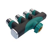 WBHFOIKNMS Garden Hose Fittings One 4-Way Garden Hose Connector Zinc Alloy Distributor, Suitable for Outdoor Faucet Sprinkler Irrigation System 3/4 Inc (Diameter : 3/4'') WBHFOIKNMS