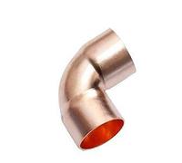 WBHFOIKNMS Pipe Fittings 12.7mm 1/2" Inner Diameter X 1mm Thickness Socket Socket Welding Copper End Feed 90 Degree Elbow Joint Plumbing Fittings Water Gas Oil WBHFOIKNMS
