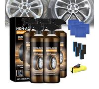 Wblaze Non Acid Wheel Cleaner,Nexa Wheel Blaze Cleaners Concentrate,Wheel Blaze Versatile Powerful Rust Converter,Turn Filthy Wheels Into Instant Shine and Lasting Protection All in One (5pcs)