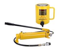 WBLING Cric hydraulique à vérin avec Pompe Manuelle, à rétraction Automatique, pour Le Levage et Le Support dans Les secteurs de la Construction et du Maritime.