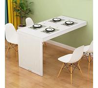 WBLING Table de salle à manger pliante murale pliable pour petits espaces, bureau convertible en MDF, bureau d'ordinateur pour bureau, chambre à coucher, cuisine