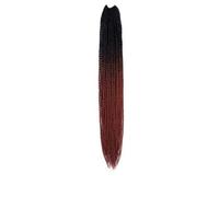 WBLSPA 24 Pouces 30 Racines/Paquet Tresses au Crochet synthétique sénégalais tressage Cheveux Crochet Extensions de cheveux-T1B/Purple-24inch-1Pcs/Lot