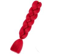 WBLSPA 24" Tresses synthétiques Cheveux Ombre tressage Cheveux Jumbo Tresse Extension de Cheveux pour Femmes Cent Couleurs Bricolage cheveux-A12-24 Pouces-Chine
