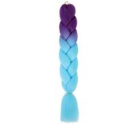 WBLSPA 24" Tresses synthétiques Cheveux Ombre tressage Cheveux Jumbo Tresse Extension de Cheveux pour Femmes Cent Couleurs Bricolage cheveux-B73-24 Pouces-Chine