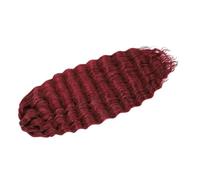 WBLSPA Crochet Cheveux Afro Culs Profond synthétique Afro Boucles Crochet Tresse Ombre tressage Extensions de Cheveux pour Les femmes-30 pouces-75 cm-7 pièces/lot