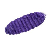 WBLSPA Crochet Cheveux Afro Culs Profond Synthétique Afro Boucles Crochet Tresse Ombre Tressage Extensions de Cheveux pour Femmes-Violet-30 pouces-75 cm-8 pièces/lot