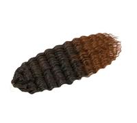 WBLSPA Crochet Hair Afro Culs Profond Synthétique Afro Curls Crochet Tresse Ombre Tressage Extensions de Cheveux pour Femmes-1B-30-30inches-75cm-7Pcs/Lot