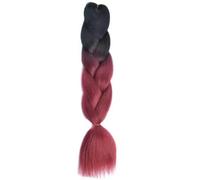 WBLSPA Synthétique Afro Crépus Bouclés Crochet Tressage Cheveux 30 Pouces Afro Boucles Ombre Tresse Extensions de Cheveux Beauté-Jumbo Cheveux 21-30 Pouces 80 cm-1 Pièces/Lot