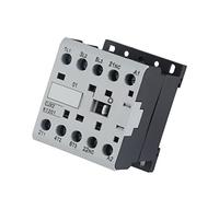 WBNFFUCYU Contacteur CJX2-K 220V 50/60Hz 6a 9a 12a Mini contacteurs ca Din Rail 3p 3Main 1no/3Main 1nc Bobine Tension électrique Industrielle(Cjx2-k-0610)