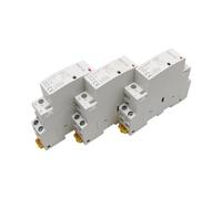 WBNFFUCYU Contacteur modulaire Domestique AC monté sur Rail DIN, 1 pièce EACT-2P-25 2P 16A 20A 25A 1NO 1NC 2NO 2NC 220V 230V 50/60Hz(1p 25a 1no)