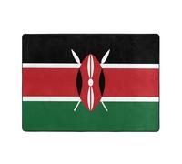 WBQLSL 203,2 x 147,3 cm - Tapis imprimé drapeau du Kenya, salon, bureau, balcon, table de chevet, tapis de table basse