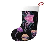 WBQLSL 45 x 27,9 cm chaussettes décoratives de Noël, plusieurs méduses décoratives, fêtes de fin d'année, cérémonie