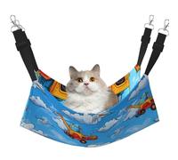 WBQLSL Aerial Cranes Hamac pour animaux de compagnie Imprimé Taille M Hamac de couchage pour chat, furet, chiot, lapin, petits animaux