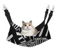 WBQLSL Agile Zèbre Hamac pour animal de compagnie Imprimé Taille M Hamac de couchage pour chat, furet, chiot, lapin, petits animaux