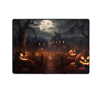 WBQLSL All Hallows' Eve Flanelle - 203 x 147 cm - Tapis de sol pour salon et chambre à coucher
