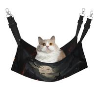 WBQLSL All Hallows' Eve Grand hamac imprimé pour animaux de compagnie - Hamac de couchage pour chats, furets, chiots, lapins, petits animaux