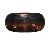 WBQLSL All Hallows' Eve Trousse à crayons de grande capacité avec compartiments multicouches pour fournitures de bureau d'apprentissage Unisexe