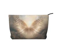 WBQLSL Angel's Feather Trousse de maquillage en velours côtelé pour ranger du rouge à lèvres, de la poudre et d'autres produits cosmétiques