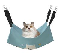 WBQLSL Animal Friends Hamac pour animal de compagnie Imprimé Taille M Hamac de couchage pour chats, furets, chiots, lapins, petits animaux