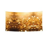 WBQLSL Bannière de fête d'anniversaire imprimée platine - Convient pour la décoration murale de vacances