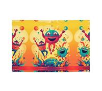 WBQLSL Bannière de fête imprimée cutie pie 119,4 x 180,3 cm pour anniversaire/Noël/remise de diplôme/anniversaire de mariage