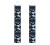 WBQLSL Bannière décorative Aigle sous les étoiles - Convient pour une utilisation en intérieur ou en extérieur, décoration de fête