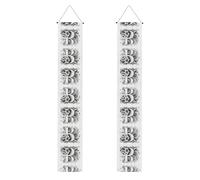 WBQLSL Bannière décorative artistique lettre B - Convient pour une suspension en intérieur ou en extérieur, décoration de fête