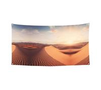 WBQLSL Bannière imprimée de déserts pour fête d'anniversaire - Convient pour la décoration murale de vacances