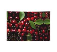 WBQLSL Bannière imprimée grandes cerises, parfaite pour les anniversaires, les réunions, les remises de diplôme et les célébrations d'anniversaire.