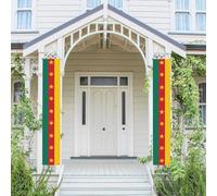 WBQLSL Bannières décoratives imprimées avec drapeau du Cameroun adaptées pour un anniversaire, un mariage, une célébration, un événement