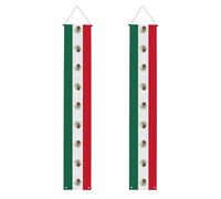 WBQLSL Bannières décoratives imprimées avec drapeau du Mexique adaptées pour un anniversaire, un mariage, une célébration, un événement