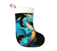 WBQLSL Bas de Noël décoratifs de 45 x 27,9 cm, pare-feu Data Dragon Firewall pour cadeaux de Noël, Nouvel An