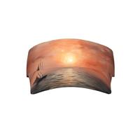 WBQLSL Beau chapeau de soleil d'été coucher de soleil - Convient pour les sports de plein air, les loisirs quotidiens, les voyages et les vacances Noir