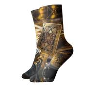 WBQLSL Blackjack Chaussettes de sport longues, chaussettes chaudes épaisses et tendance, légères et résistantes à l'usure, unisexes