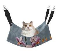 WBQLSL Blooming Orchids Grande cage à suspendre pour chat, furet, chiot, lapin, petit animal